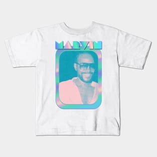 Marvin Gaye / 80s Aesthetic Style Original Design Kids T-Shirt